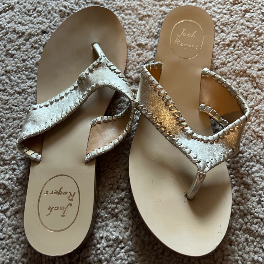 Jack Rodger’s thong sandals